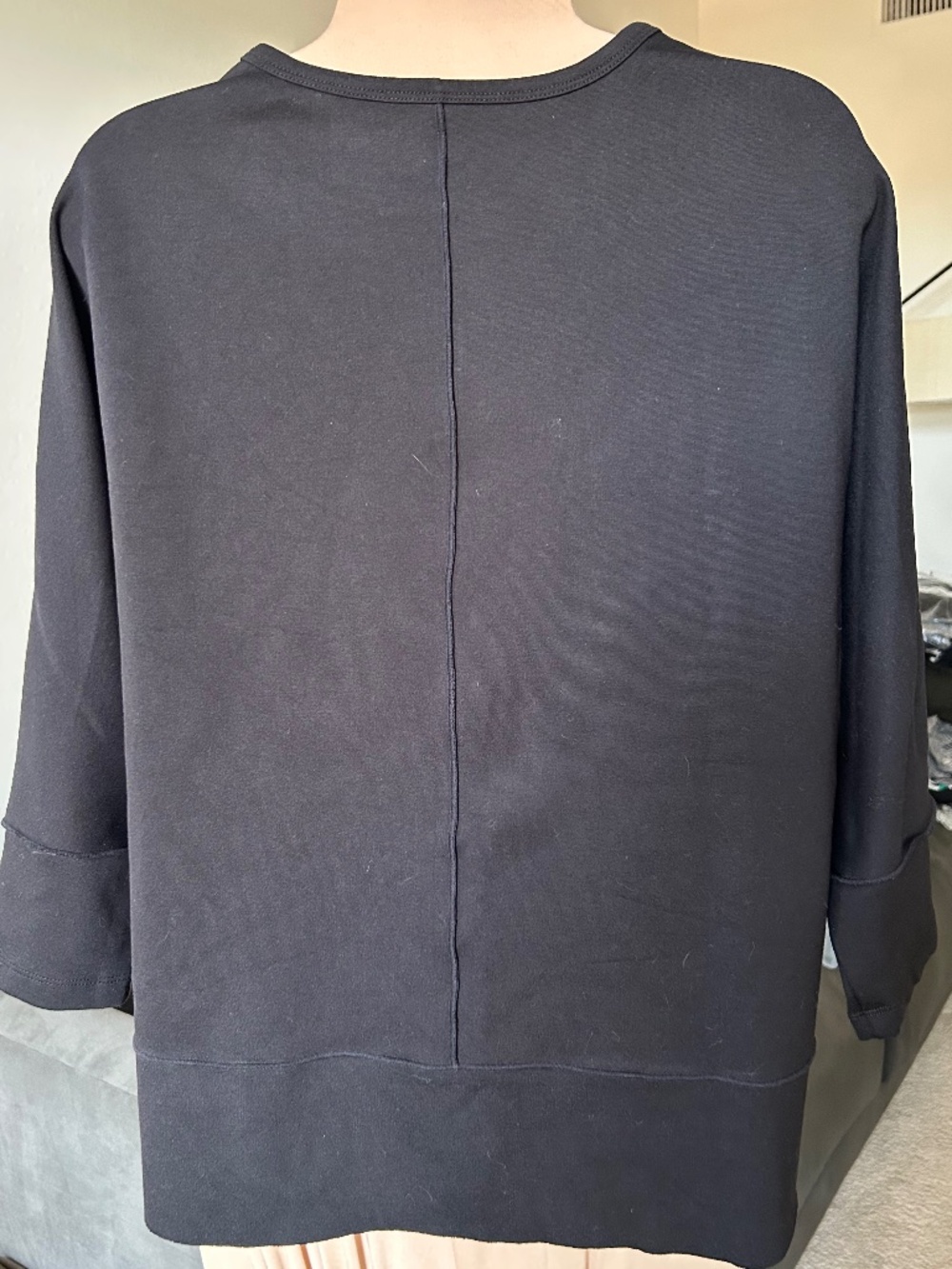 JONES NEW YORK Serenity Knit 3/4 Dolman Seam Detail Tunic Top Size SP NWOT - Picture 5 of 12